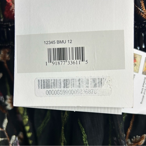 Mac Duggal 12345 NWT Embroidered Fit & Flare Cocktail Dress - Picture 10 of 11